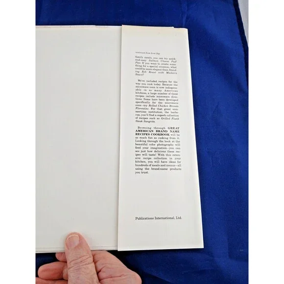 Vintage 1989, Great American Brand Name Recipes Cookbook, Hardcover DJ - Picture 4 of 6